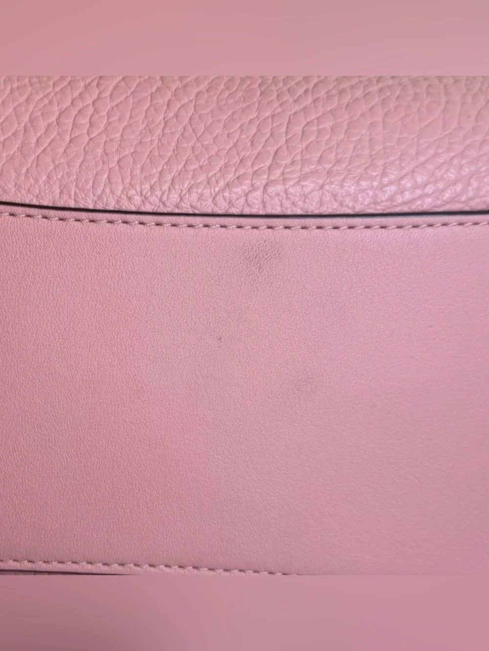 COACH Pink Pebble Leather Turnlock Satchel Authentic